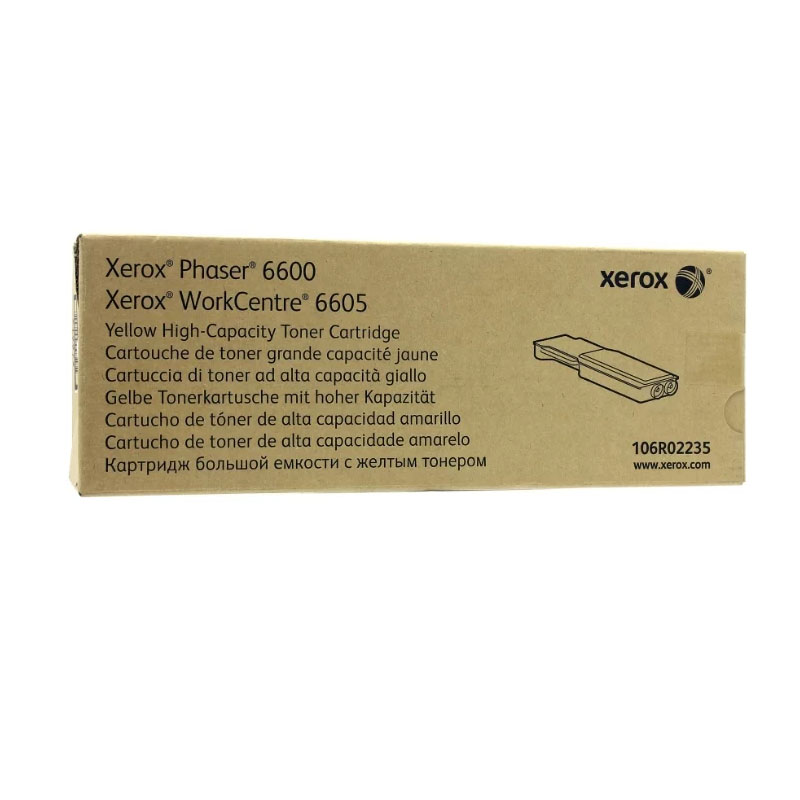 Картридж лазерный Xerox 106R02235 желтый (6000стр.) для Xerox Ph 6600/WC 6605