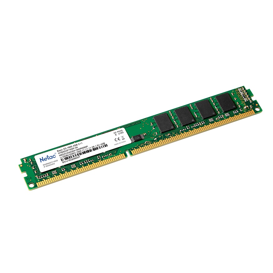 Оперативная память Netac Basic 4GB DDR3-1600 (PC3-12800) C11 11-11-11-28 1.5V Memory module
