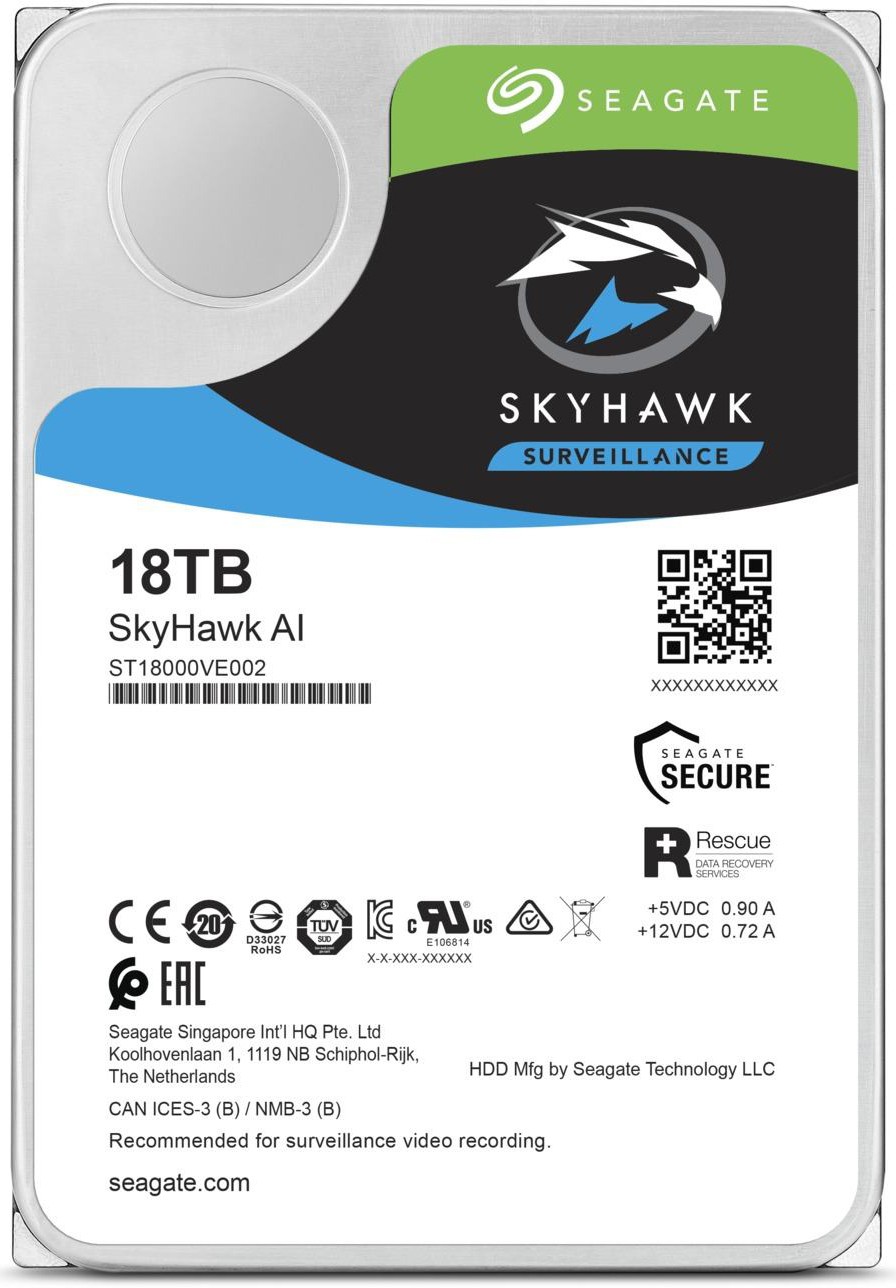 Жесткий диск SATA 18TB 7200RPM 6GB/S 256MB ST18000VE002 SEAGATE