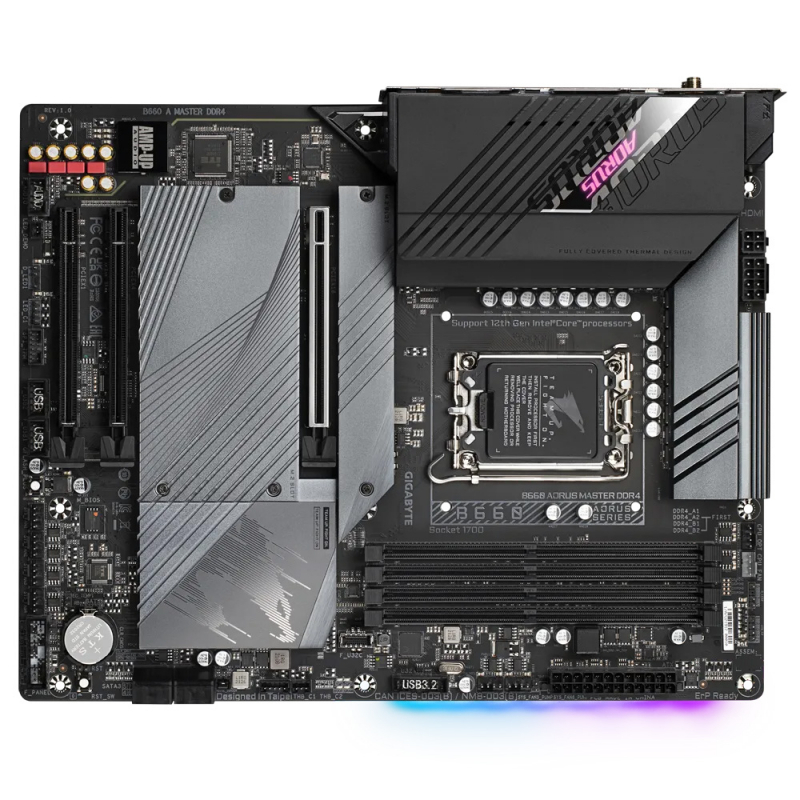 Материнская плата B660 AORUS MASTER DDR4, Socket 1700, ATX