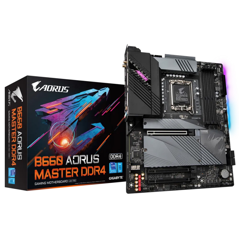 Материнская плата B660 AORUS MASTER DDR4, Socket 1700, ATX