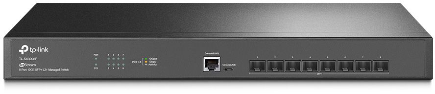 Коммутатор TP-Link TL-SX3008F 8SFP+ управляемый