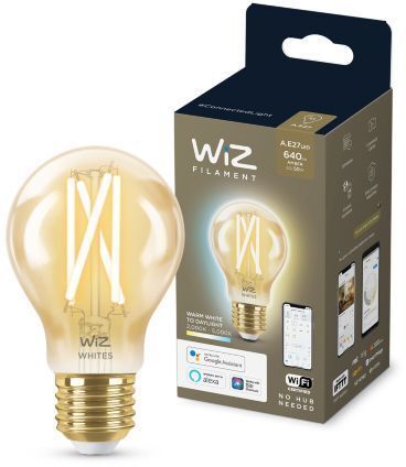 Лампа светодиодная WiZ Wi-Fi BLE50WA60E27920-50Amb1PF/6