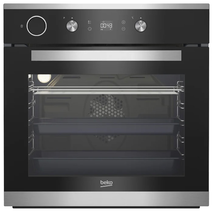 Электрический духовой шкаф Beko BIS 25300 XM, черный