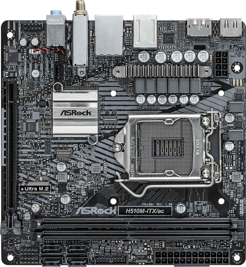 Материнская плата ASRock H510M-ITX/AC