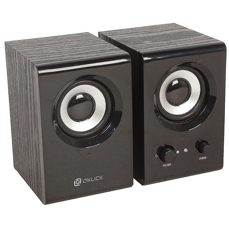Колонки 2.0 Оклик OK-160 [6 Вт, питание - USB порт, черный]