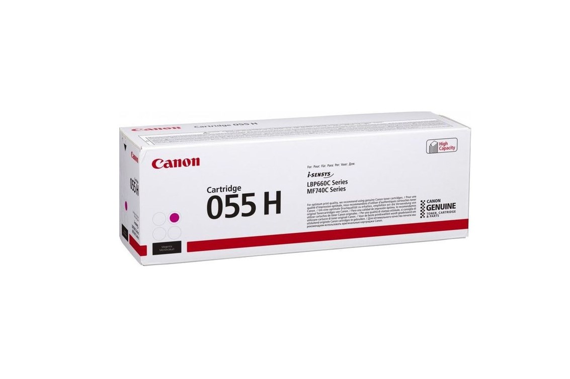 Картридж лазерный Canon 055 H M 3018C002 пурпурный (5900стр.)