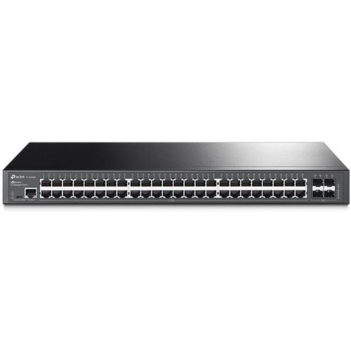 Jetstream 48-port gigabit L2+ managed switch with 4-gigabit uplink ports, 48 10/100/1000Mbps RJ-45 port, 4 1000Mbps SFP slots