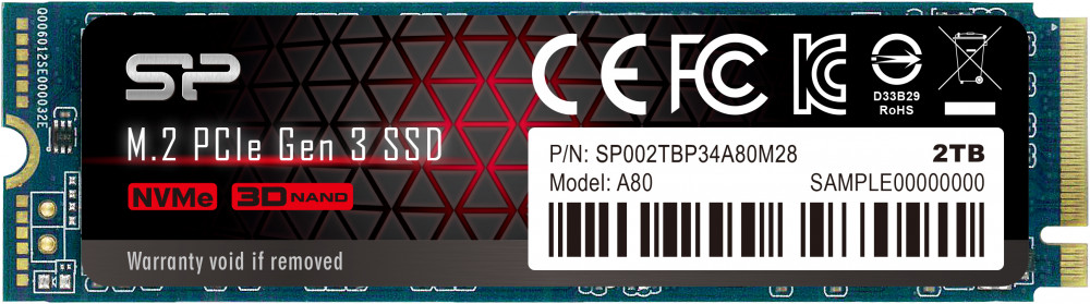 Жесткий диск SSD M.2 Silicon Power 2.0TB A80
