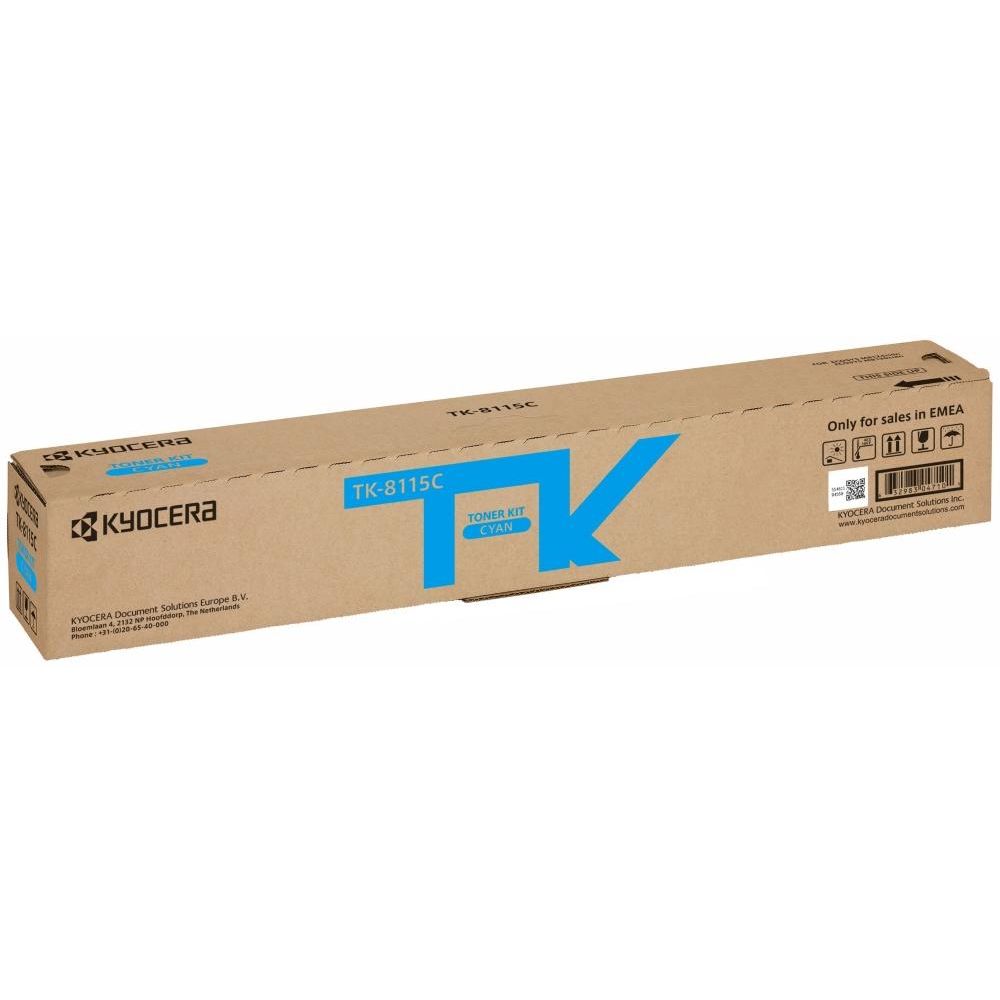 Картридж лазерный Kyocera TK-8115C 1T02P3CNL0 голубой (6000стр.) для Kyocera M8124cidn/M8130cidn