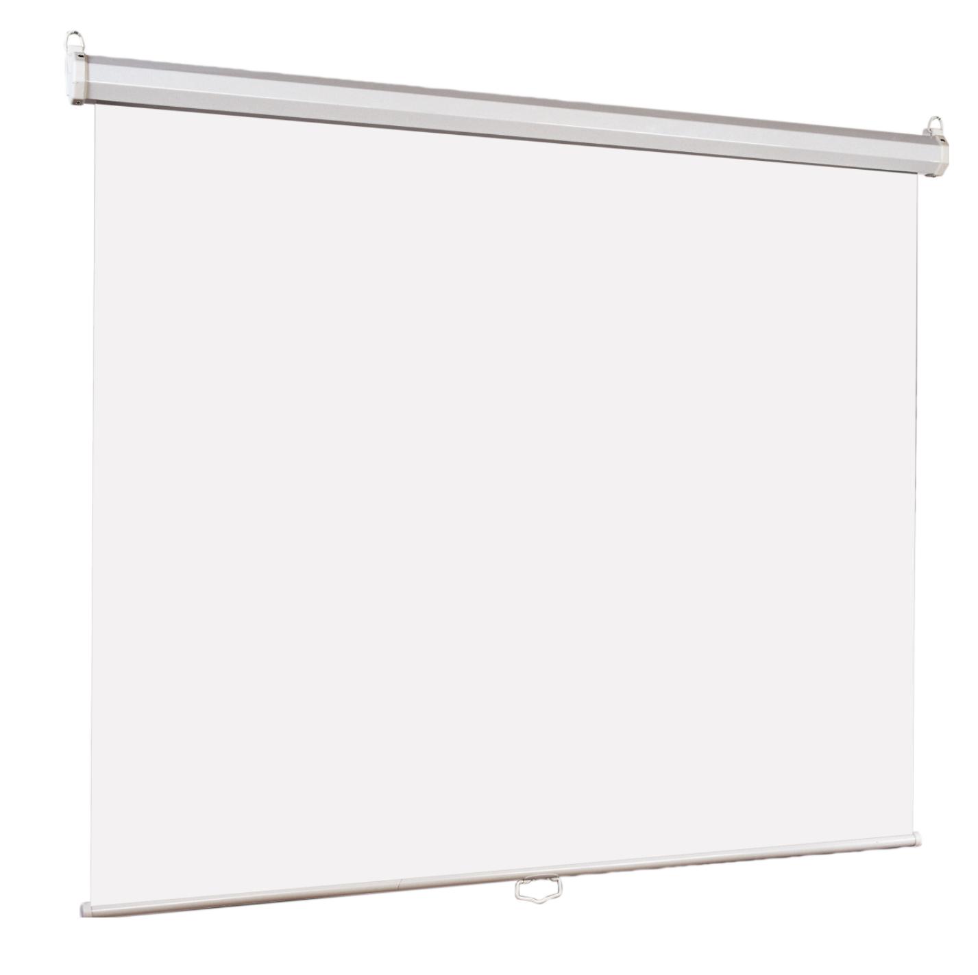 Настенный экран Lumien Eco Picture 127х127см (рабочая область 121х121 см) Matte White восьмигранный корпус, возможность потолочн./настенного крепления, уровень в комплекте, 1:1 (треугольная упаковка)