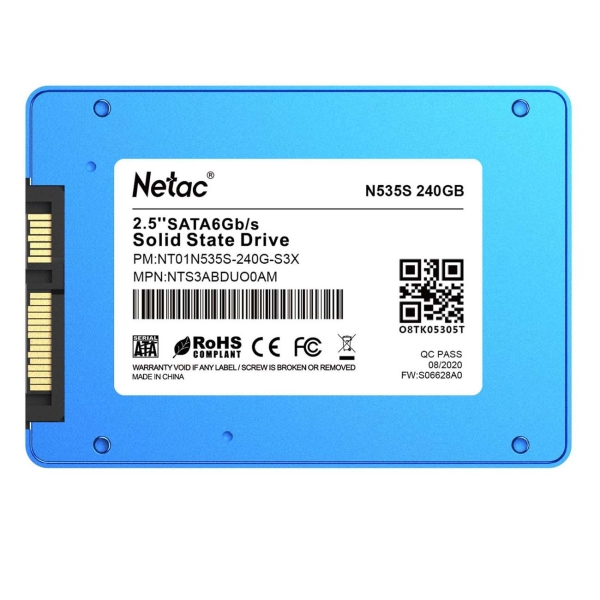 SSD 2.5" Netac 240Gb N535S Series <NT01N535S-240G-S3X> Retail