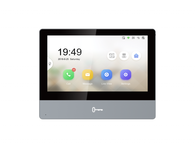 Монитор LCD 7" IP DOORPHONE DS-KH8350-TE1 HIKVISION