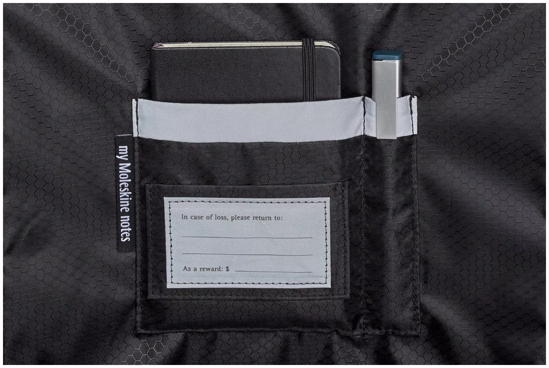 Рюкзак Moleskine METRO (ET20SMTBKB35) 31x47x13см полиамид бирюзовый