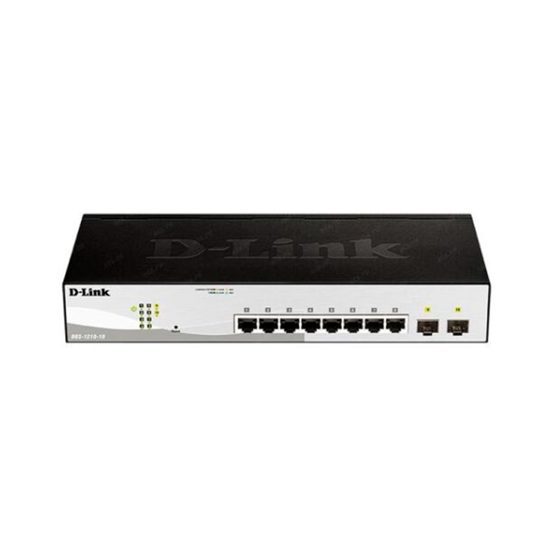 DGS-1210-10/FL1A Управляемый L2 коммутатор с 8 портами