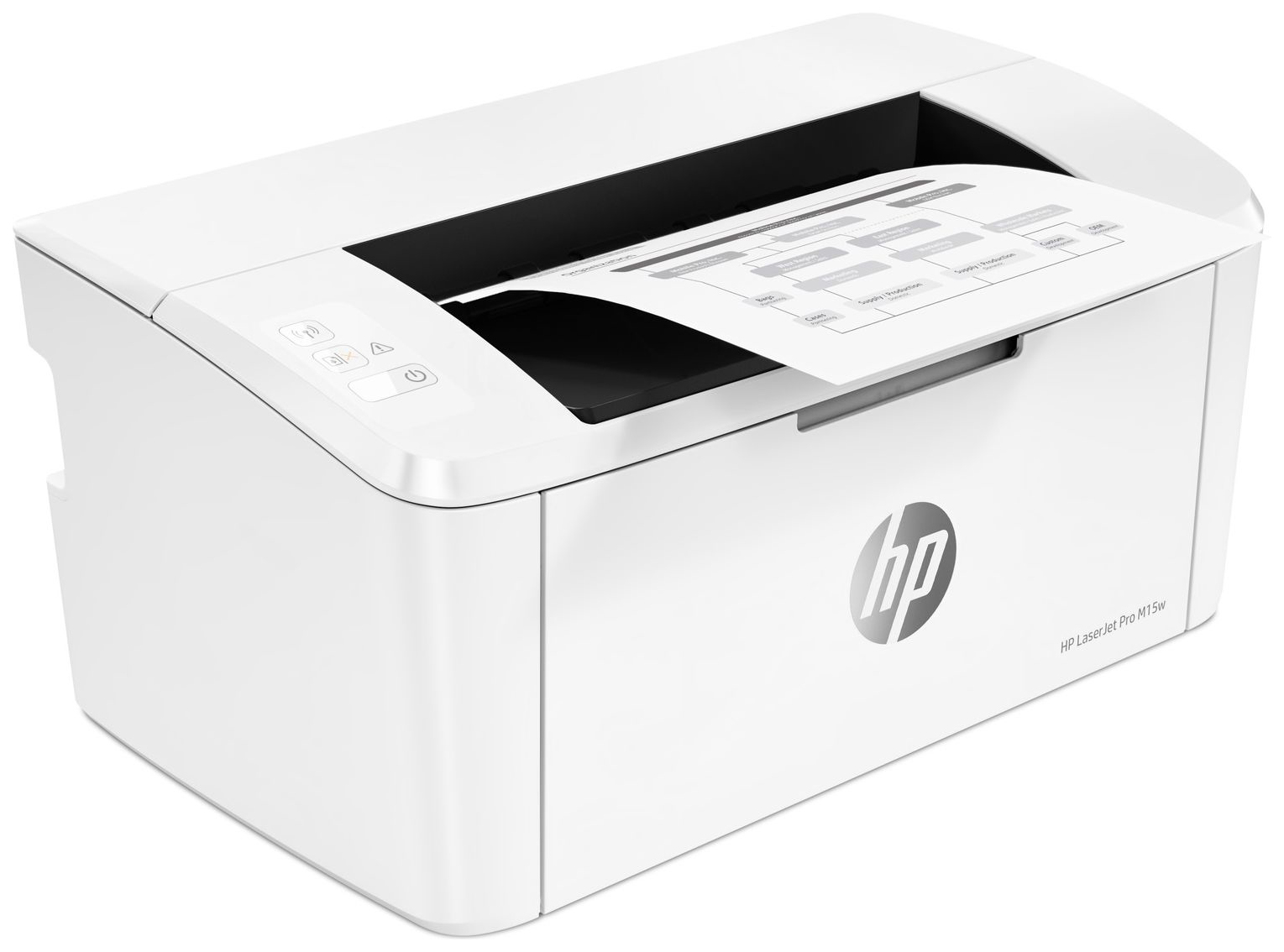 Принтер лазерный HP LaserJet Pro M15w черно-белый, цвет: белый [W2G51A]