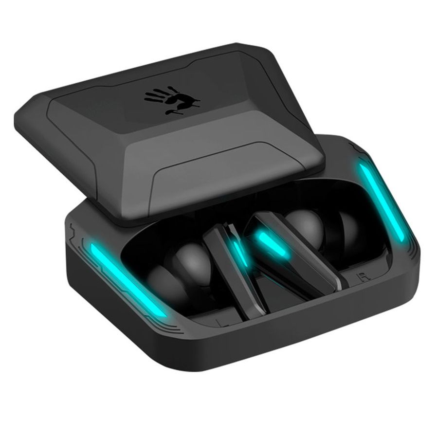 Гарнитура вкладыши A4Tech Bloody M70 черный/синий беспроводные bluetooth в ушной раковине
