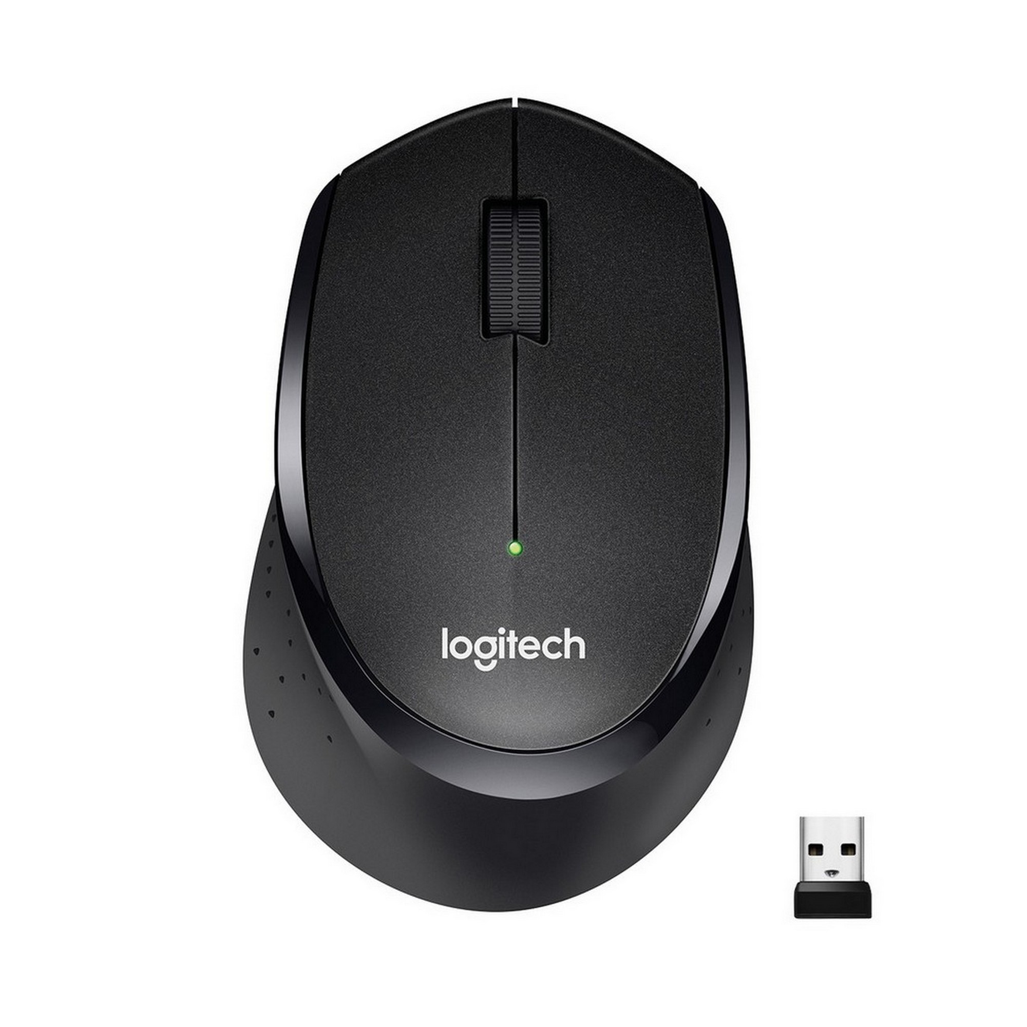 Мышь Logitech M330s черный оптическая (1000dpi) silent беспроводная USB для ноутбука (3but)