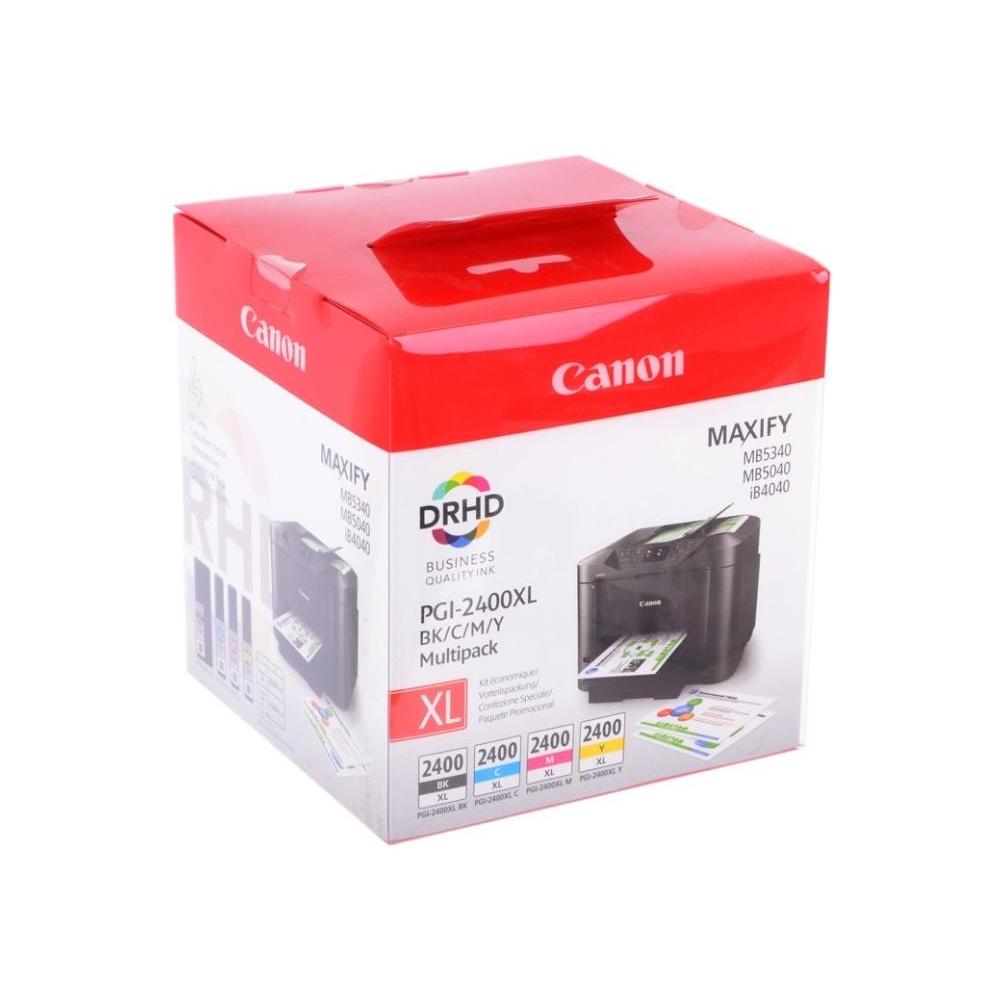 Картридж струйный Canon PGI-2400XL 9257B004 черный/голубой/пурпурный/желтый набор