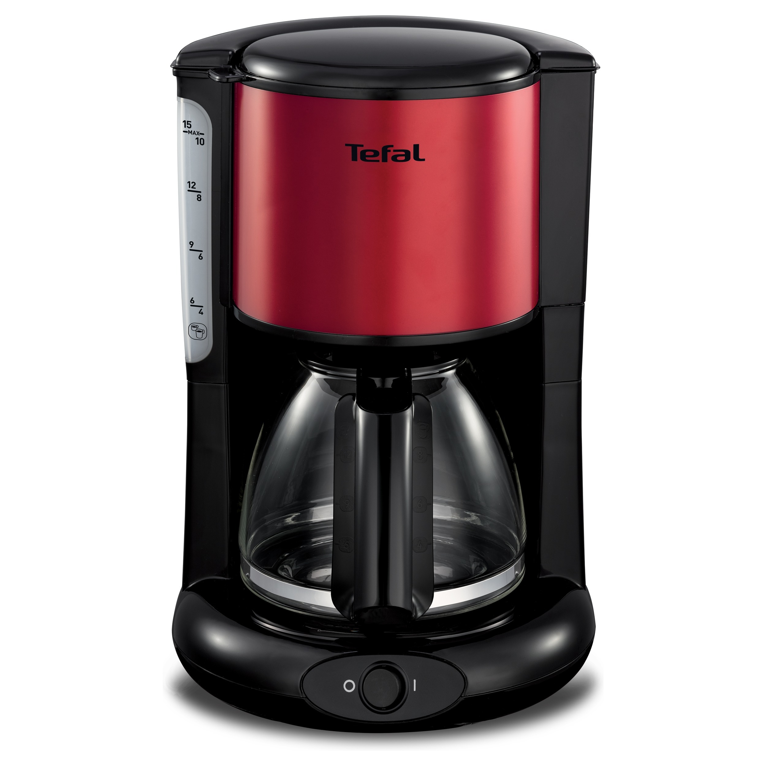 Кофеварка капельная Tefal CM361E38 1000Вт красный