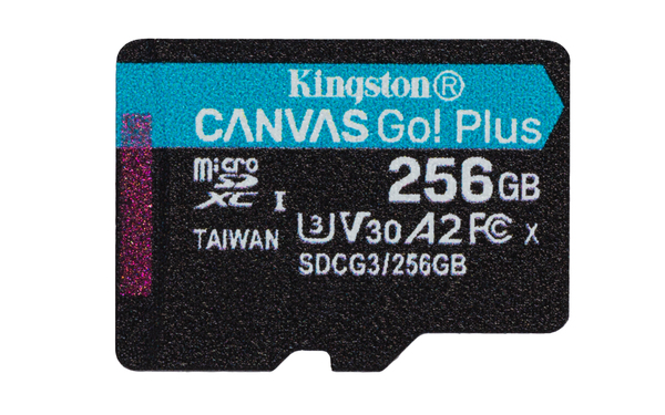 Флеш карта microSDXC 256Gb Class10 Kingston SDCG3/256GBSP Canvas Go! Plus w/o adapter