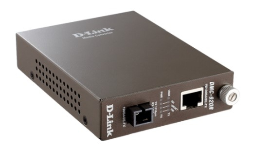 DMC-920R/B10A  Медиаконвертер  10/100 UTP в 100мб SM Single Fiber (20km, SC), RTL ,