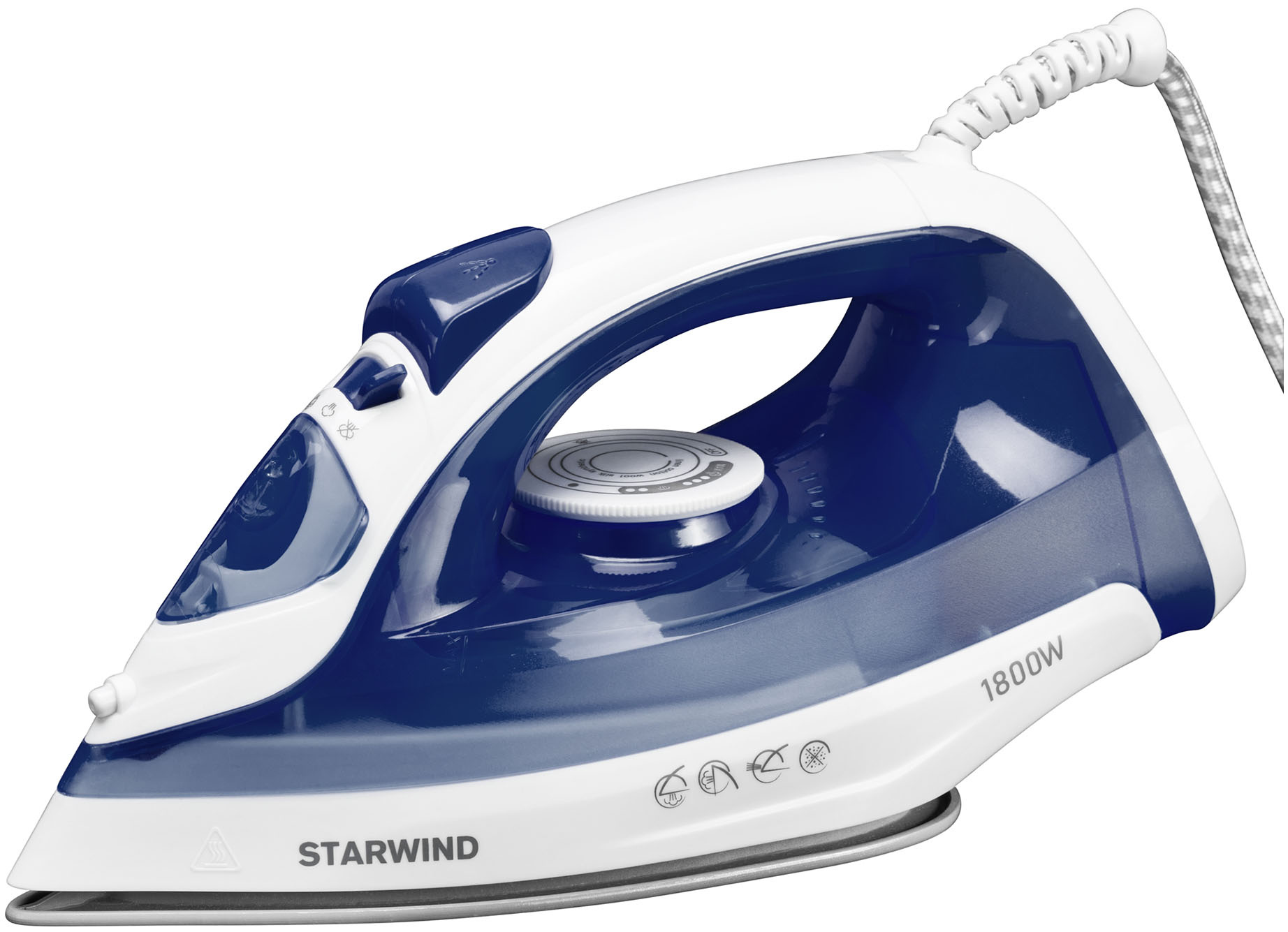 Утюг Starwind SIR2044 синий/белый