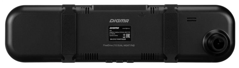 Видеорегистратор Digma FreeDrive 210 DUAL NIGHT FHD черный 12Mpix 1080x1920 1080p 170гр. GP6248