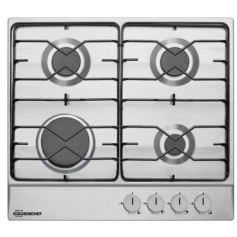 Газовая варочная панель Kuchenchef KHG610X, серебристый