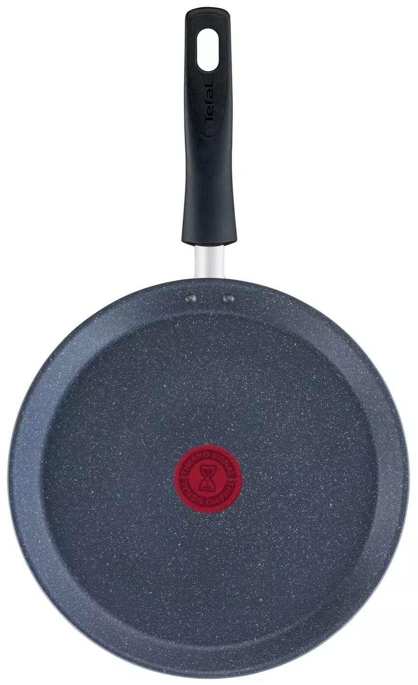 Сковорода блинная Tefal Natural ON G2803802 круглая 25см ручка несъемная (без крышки) серый (2100121