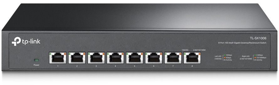 Коммутатор TP-Link TL-SX1008 8x10G неуправляемый
