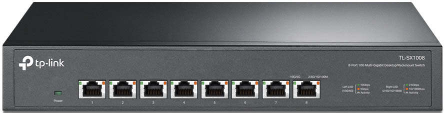 Коммутатор TP-Link TL-SX1008 8x10G неуправляемый