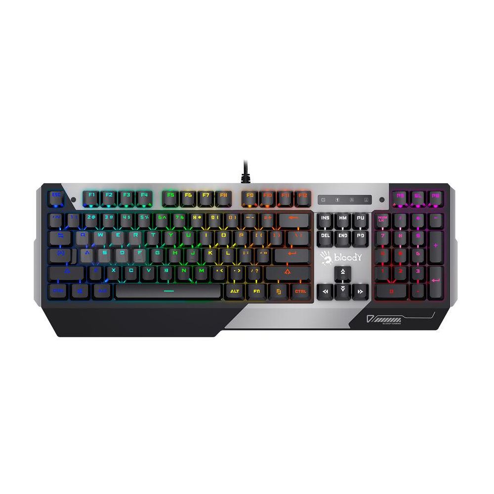 Клавиатура A4Tech Bloody B865N механическая серый/черный USB for gamer LED