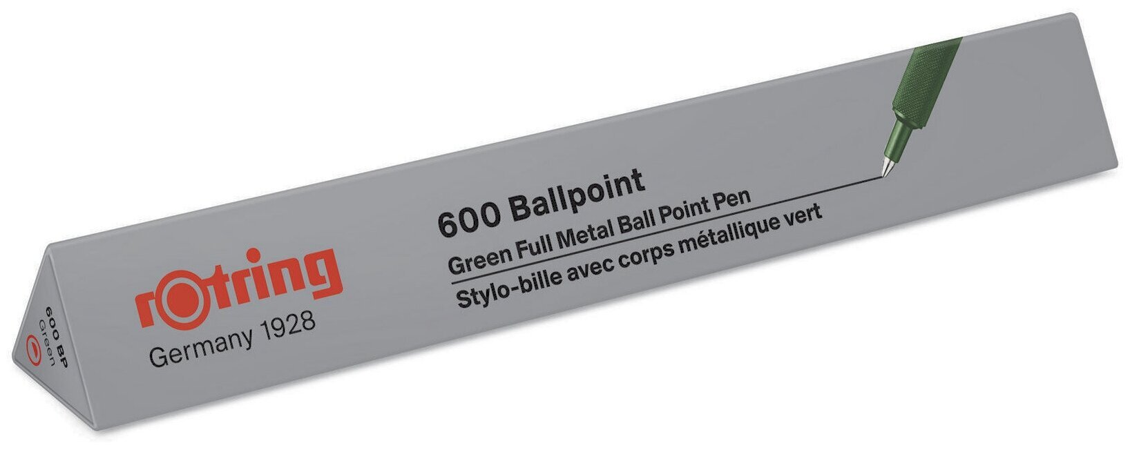 Ручка шариков. Rotring 600 (2114263) зеленый d=0.5мм черн. черн.