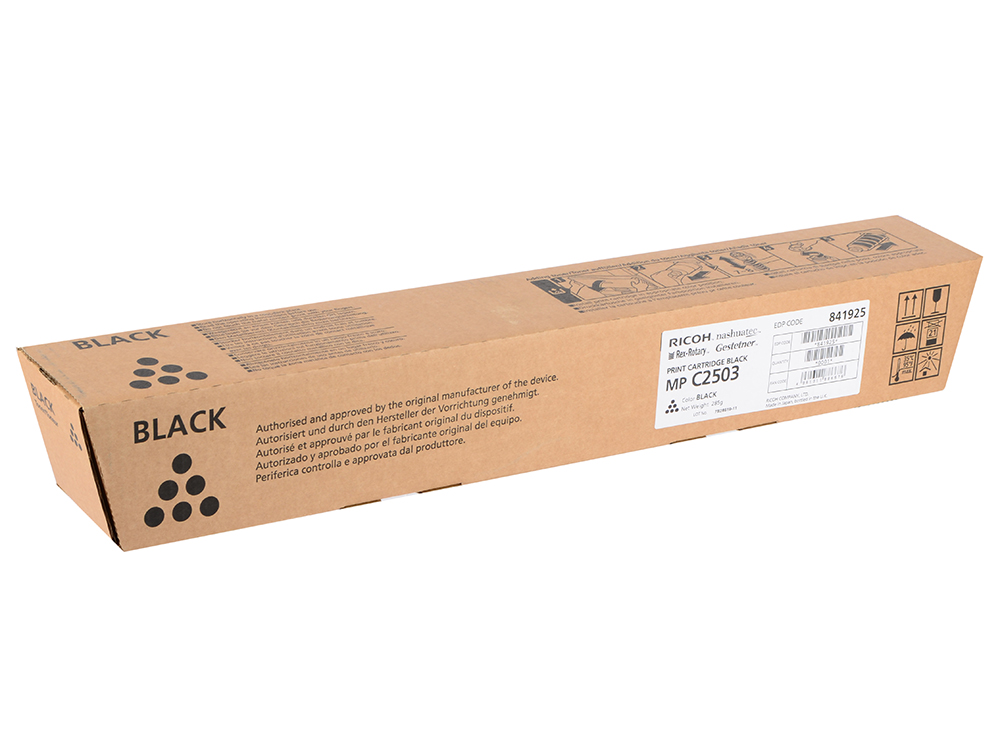 Тонер-картридж Ricoh 841925 (MPC2503BK) черный (black), ресурс 15 000 страниц