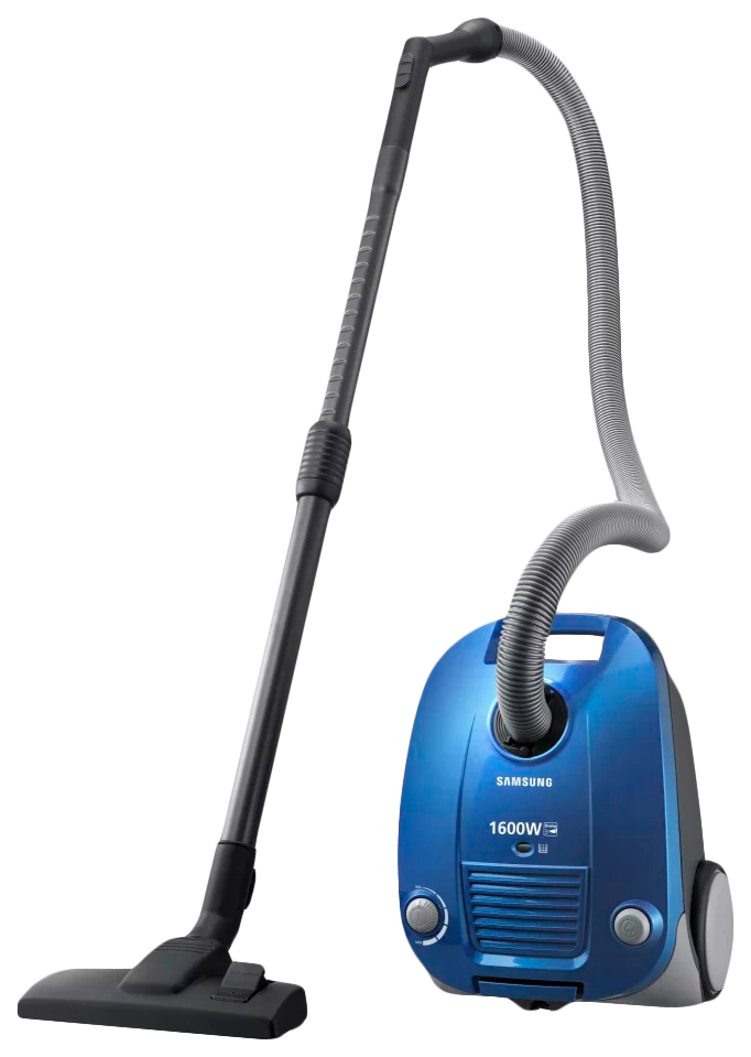 Пылесос SAMSUNG традиционный/с мешком 1600 Вт Capacity 3 л Noise 83 дБ синий VCC4140V3A