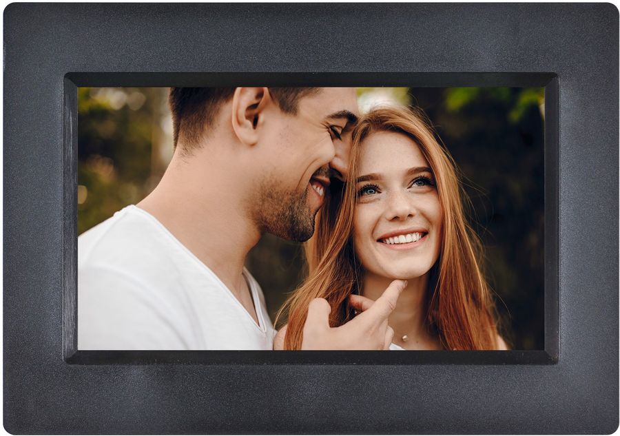 Фоторамка Digma 7" PF-743 IPS 1024x600 черный пластик