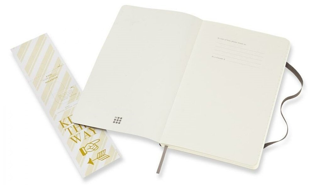 Блокнот Moleskine CLASSIC SOFT QP616P14 Large 130х210мм 192стр. линейка мягкая обложка коричневый