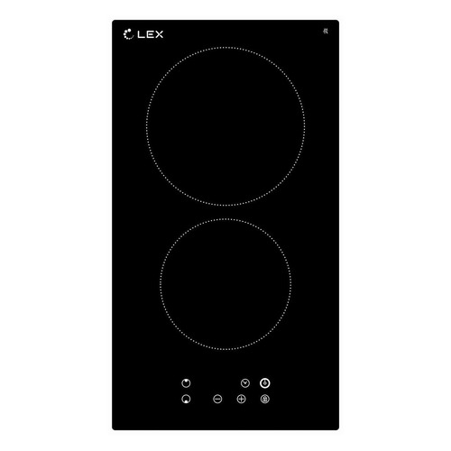 Электрическая варочная поверхность LEX EVH 320-0 BL [ст-керамика, конф.:2 шт, черный]
