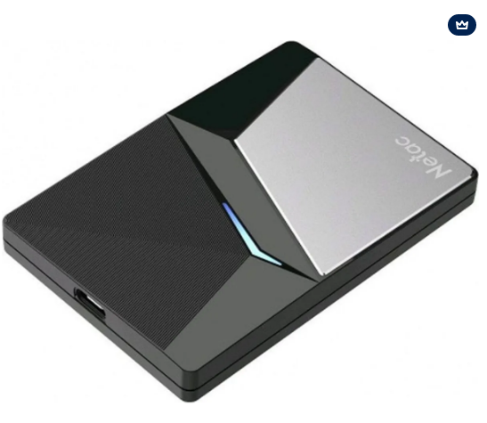 Внешний диск SSD Netac External SSD Z7S, 2Tb (NT01Z7S-002T-32BK)