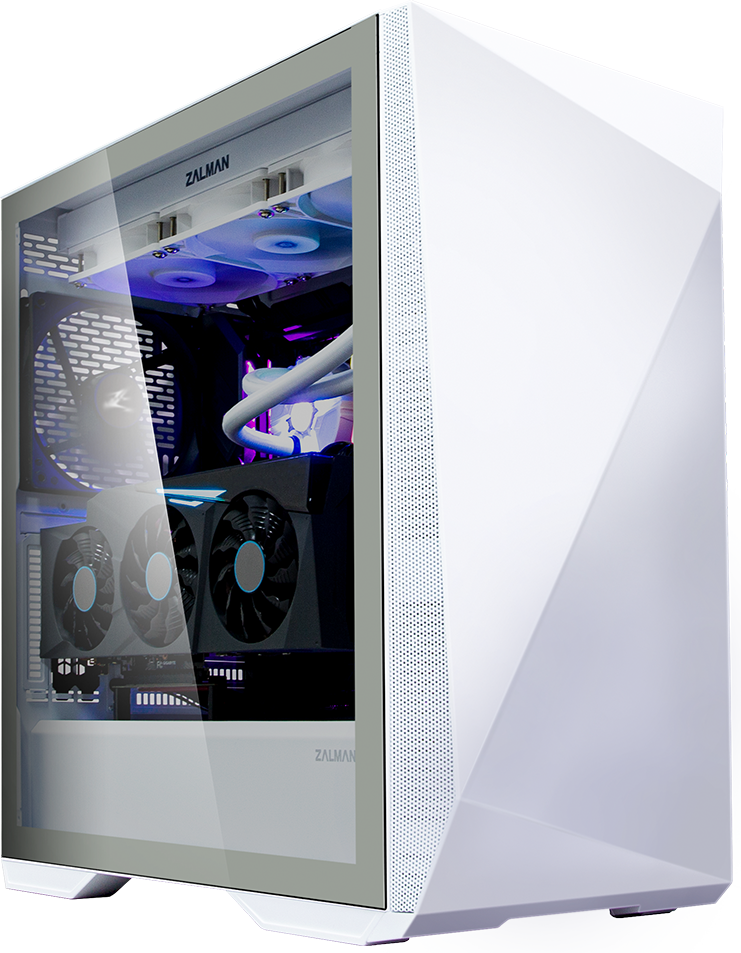 Корпус ZALMAN Z9 ICEBERG, EATX, WHITE, WINDOW