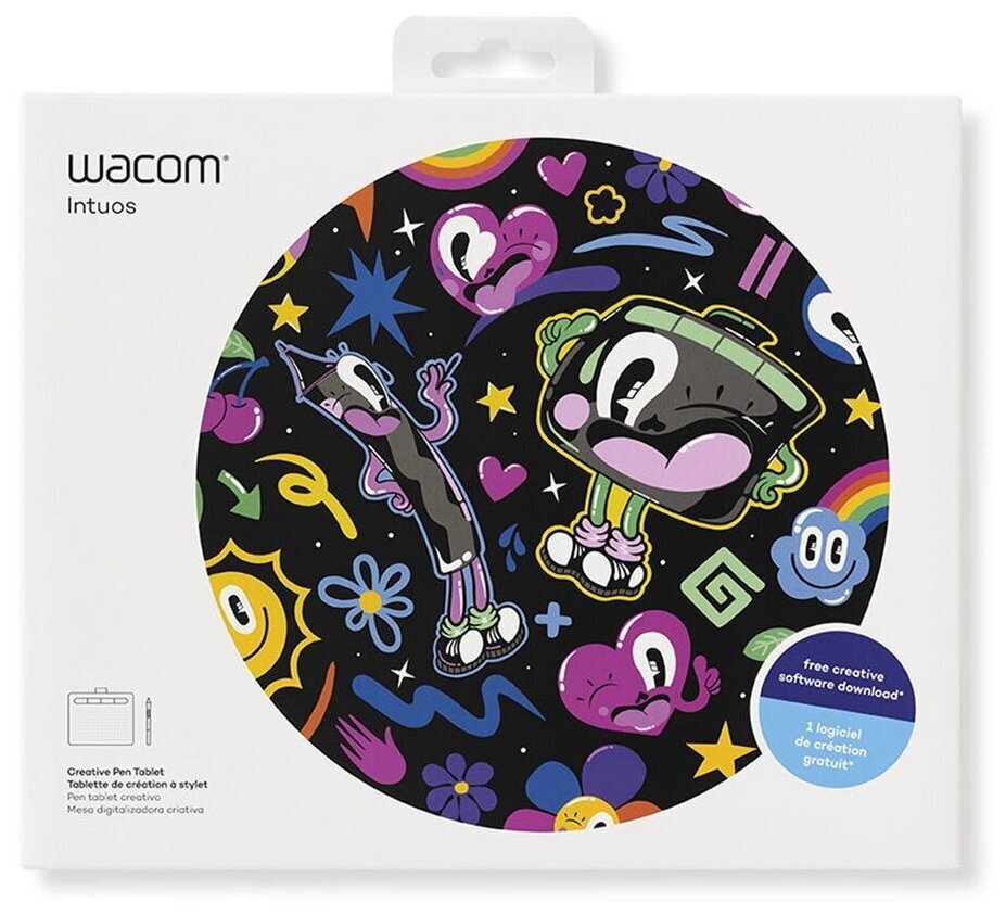 Графический планшет Wacom Intuos S Black CTL-4100K-N