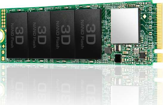 Твердотельный накопитель Transcend 512GB, M.2 2280,PCIe Gen3x4, 3D TLC, DRAM-less