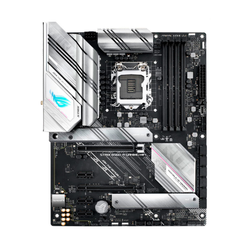 Материнская плата Asus ROG STRIX B560-A GAMING WIFI Soc-1200 Intel B560 4xDDR4 ATX AC`97 8ch(7.1) 2.5Gg+HDMI+DP