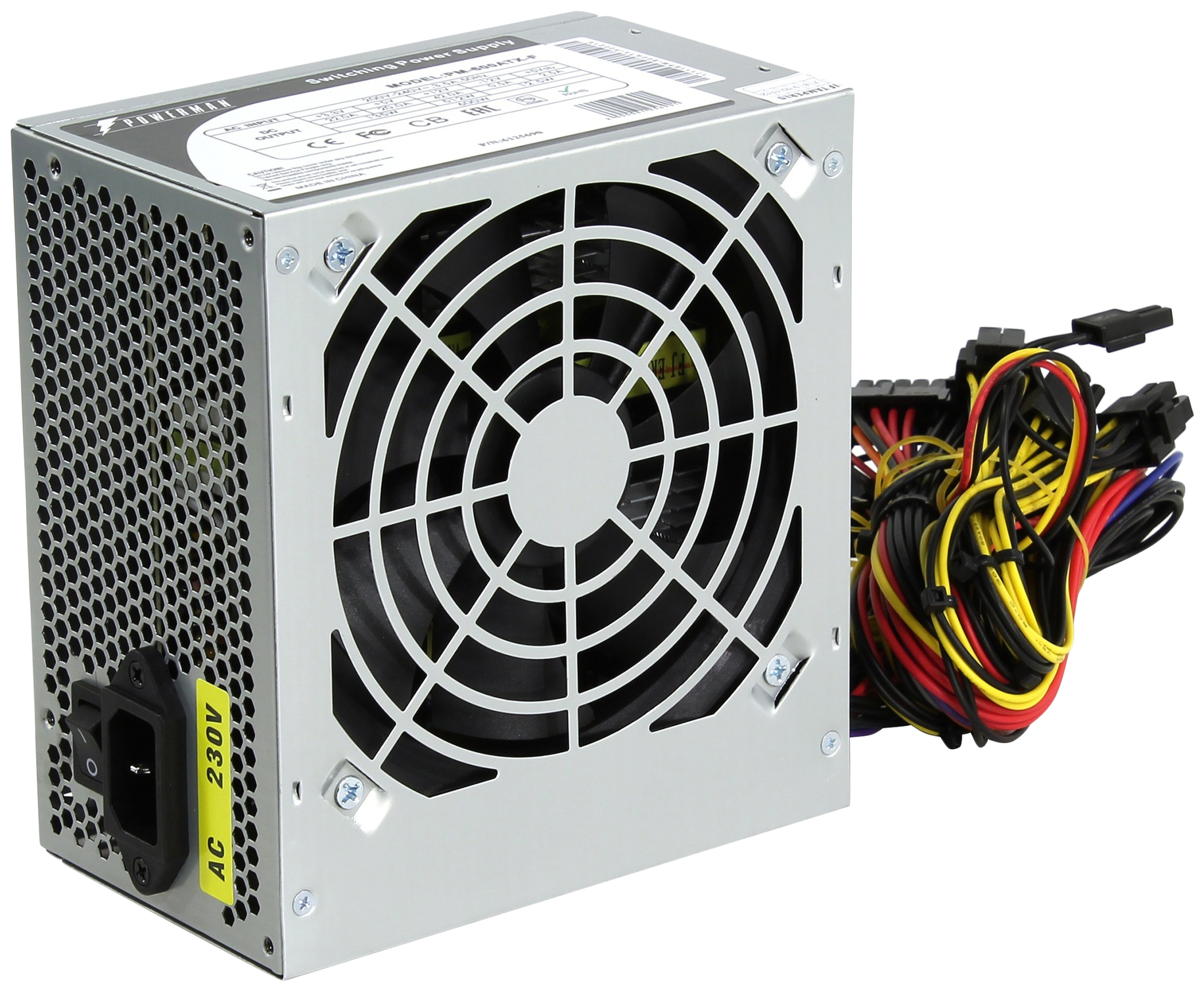 Блок питания 600W PowerMan PM-600ATX-F OEM
