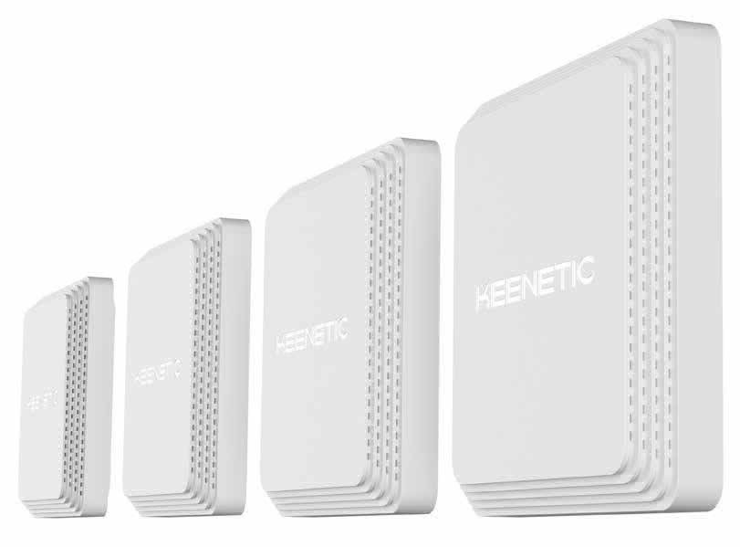 Точка доступа Keenetic Orbiter Pro Pack KN-2810PACK 4 шт. в комплекте AC1300 10/100/1000BASE-TX