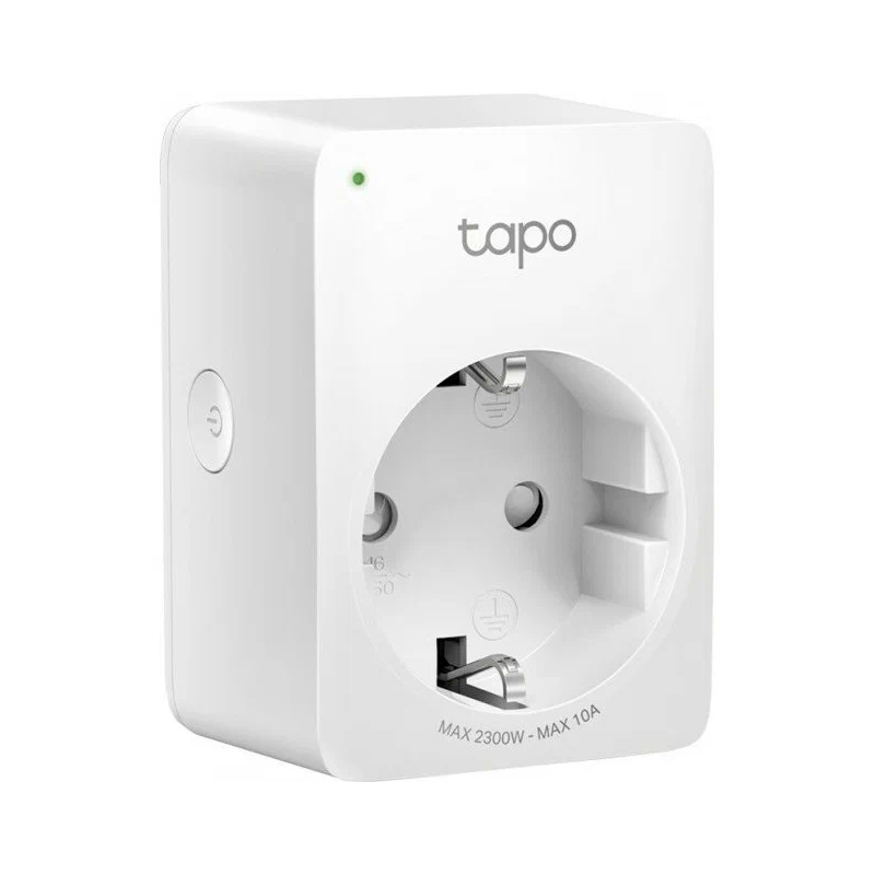 Tapo P100(1-pack) Tapo умная мини-розетка P100, 220–240 В, 50/60 Гц, стандарты Wi-Fi 802.11b/g/n, встроенный Bluetooth 4.2, один индикатор состояния, одна кнопка питания, работает с Яндекс Алисой / Google Ассистентом {60}  (681619)