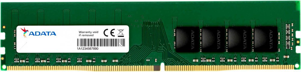 Память DDR4 8Gb 3200MHz A-Data AD4U32008G22-SGN RTL PC4-25600 CL22 DIMM 288-pin 1.2В single rank