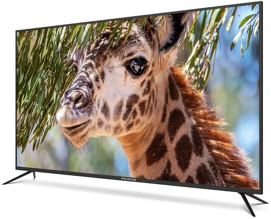 58" Телевизор POLARLINE 58PU55STC-SM, 4K Ultra HD, черный, SMART TV, Android