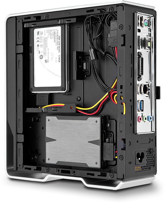 Системный блок Auctor Mini-ITX Core i5-11400/4Gb/500Gb SSD/Win10 PRO/Black